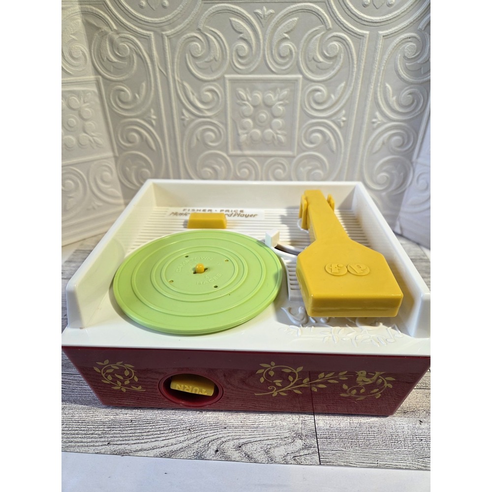 Fisher Price Classic Record Player Re-release Only One Record Included(Working)